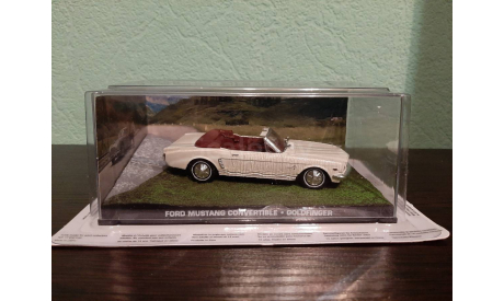 Ford Mustang Convertible ’Goldfinger’, масштабная модель, The James Bond Car Collection (Автомобили Джеймса Бонда), scale43