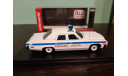 Dodge Monaco Chicago Police  1974, масштабная модель, ERTL (Auto World), 1:43, 1/43