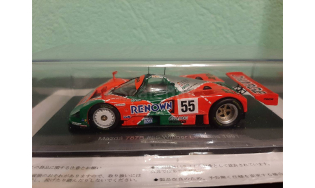 Mazda 787B #55 24h LeMans 1991, масштабная модель, Spark, 1:43, 1/43