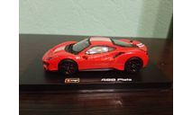 Ferrari 488 Pista, масштабная модель, Burago Signature, 1:43, 1/43