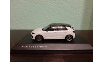 Audi A1 Sportback 2018, масштабная модель, Spark, scale43