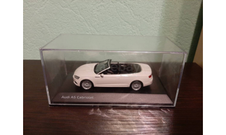 Audi A5 Convertible 2017  white metallic, масштабная модель, Spark, 1:43, 1/43