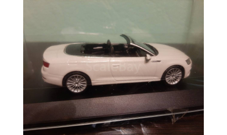 Audi A5 Convertible 2017  white metallic, масштабная модель, Spark, 1:43, 1/43