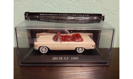 Mercedes 280 SE  3.5 1969 W111, масштабная модель, IXO-Altaya, scale43, Mercedes-Benz