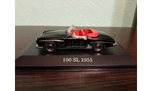 Mercedes 190 SL W121 Roadster 1955, масштабная модель, Mercedes-Benz, Atlas, scale43