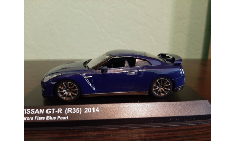 Nissan GT-R  (R35) 2014, масштабная модель, Kyosho, 1:43, 1/43