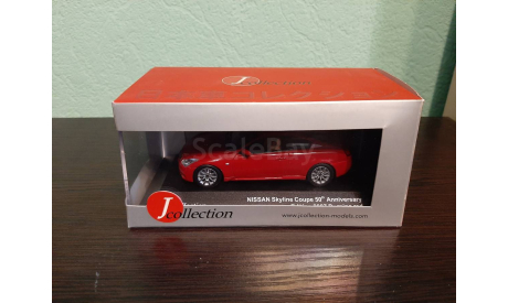 Nissan Skyline Coupe 50th Anniversary 2007, масштабная модель, J-Collection, scale43