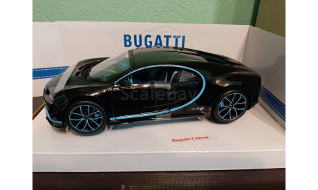 Bugatti Chiron World Record Car #42 J.-P. Montoya, масштабная модель, Bburago, 1:18, 1/18