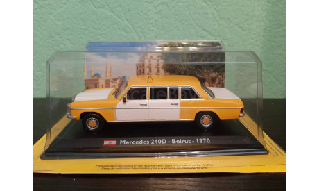 Mercedes 240D/8 Taxi Beirut 1970, масштабная модель, Mercedes-Benz, Altaya Taxi, scale43