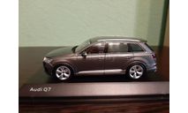 Audi Q7 2015 graphite grey, масштабная модель, Spark, scale43