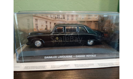 Daimler DS420 Limousine 1968  ’CASINO ROYALE’  007 JAMES BOND, масштабная модель, The James Bond Car Collection (Автомобили Джеймса Бонда), scale43