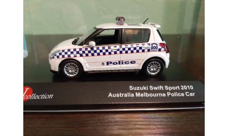 Suzuki Swift  MELBOURNE POLICE 2010, масштабная модель, J-Collection, 1:43, 1/43