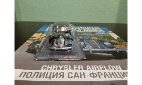 Полицейские Машины Мира №42 Chrysler Airflow, журнальная серия Полицейские машины мира (DeAgostini), Полицейские машины мира, Deagostini, scale43