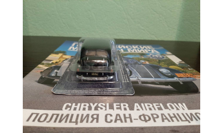 Полицейские Машины Мира №42 Chrysler Airflow, журнальная серия Полицейские машины мира (DeAgostini), Полицейские машины мира, Deagostini, scale43