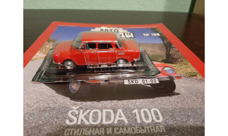 Автолегенды СССР и Соцстран №188 Skoda-100, журнальная серия Автолегенды СССР (DeAgostini), Škoda, Автолегенды СССР журнал от DeAgostini, scale43