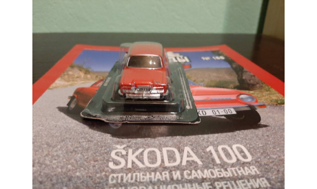 Автолегенды СССР и Соцстран №188 Skoda-100, журнальная серия Автолегенды СССР (DeAgostini), Škoda, Автолегенды СССР журнал от DeAgostini, scale43