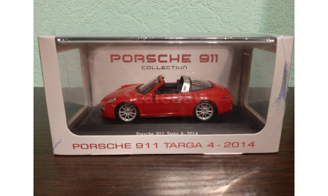 Porsche 911 Targa 4 2014, масштабная модель, Atlas, scale43