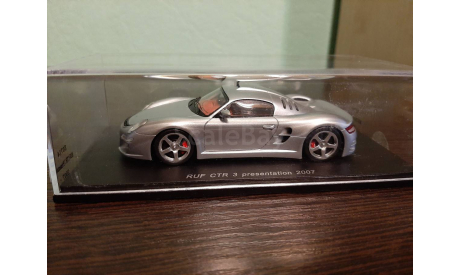 Porsche RUF CTR3 PRESENTAZIONE 2007, масштабная модель, Spark, 1:43, 1/43