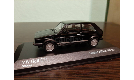 Volkswagen Golf 1 GTi 1983, масштабная модель, Minichamps, 1:43, 1/43