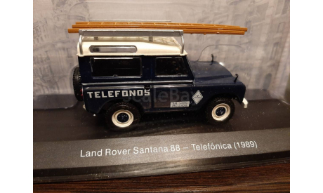 Land Rover Santana 88 *Telefonica*  1989, масштабная модель, Altaya, 1:43, 1/43