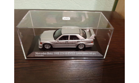 Mercedes 190E 2.5-16 Evo2 1990, масштабная модель, Mercedes-Benz, Minichamps, 1:43, 1/43