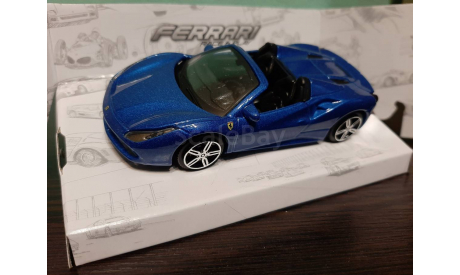 Ferrari 488 Spider 2016, масштабная модель, BBurago, scale43