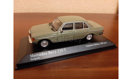 Mercedes 230E W123 Limousine 1982, масштабная модель, Mercedes-Benz, Minichamps, scale43