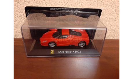 Ferrari Enzo 2002, масштабная модель, Altaya Supercars, scale43