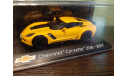 Chevrolet Corvette Z06 2017, масштабная модель, Altaya Supercars, scale43