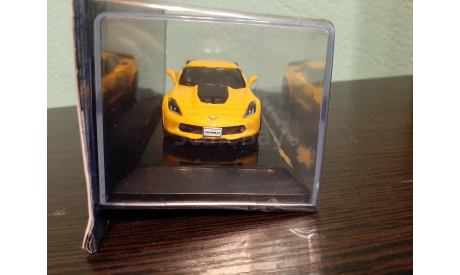 Chevrolet Corvette Z06 2017, масштабная модель, Altaya Supercars, scale43