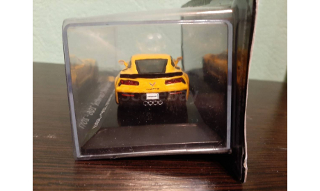 Chevrolet Corvette Z06 2017, масштабная модель, Altaya Supercars, scale43
