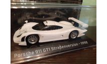 Porsche 911 (996) GT1 Street 1998, масштабная модель, Altaya Supercars, scale43