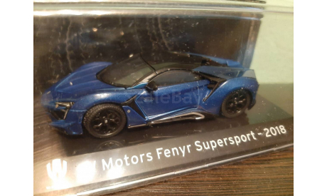 W Motors Fenyr Supersport 2018, масштабная модель, Altaya Supercars, scale43