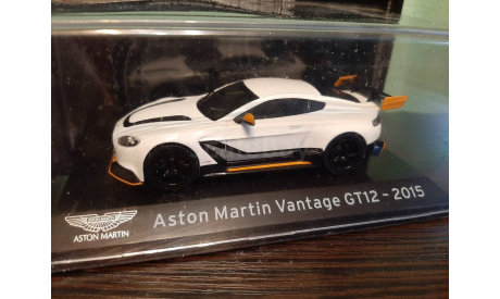 Aston Martin Vantage GT12 2015, масштабная модель, Altaya Supercars, 1:43, 1/43