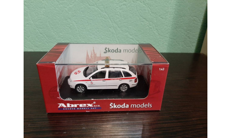 Skoda Fabia Combi Pohotovost Autobusy Ambulance 2004, масштабная модель, Škoda, Abrex, scale43