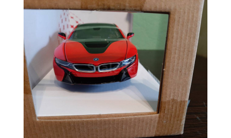 BMW i8 2015, масштабная модель, Rastar, 1:24, 1/24