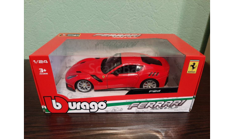 Ferrari F12 TDF 2016, масштабная модель, BBurago, 1:24, 1/24