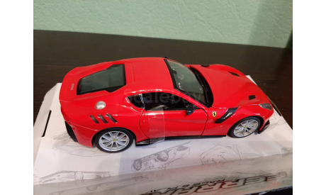 Ferrari F12 TDF 2016, масштабная модель, BBurago, 1:24, 1/24