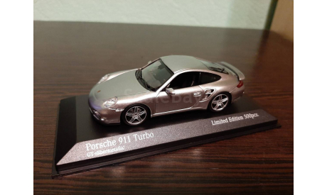 Porsche 911 (997) Turbo 2006, масштабная модель, Minichamps, 1:43, 1/43