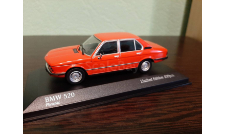 BMW 520 E12 1974, масштабная модель, Minichamps, 1:43, 1/43