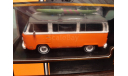 Volkswagen T2 Bus + Surfboard, масштабная модель, IXO Road (серии MOC, CLC), 1:43, 1/43