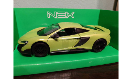 McLaren 675LT, масштабная модель, Welly, scale24