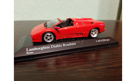 Lamborghini Diablo Roadster 1994, масштабная модель, Minichamps, scale43