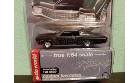 Chevrolet Imapala ss hard top 1970, масштабная модель, ERTL (Auto World), scale64