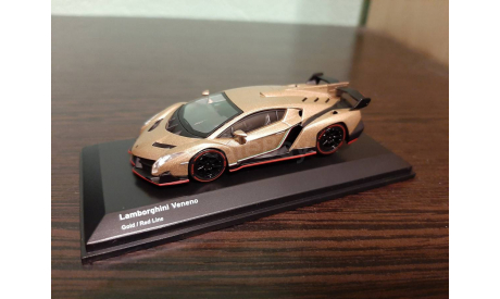 Lamborghini Veneno, масштабная модель, Kyosho, scale64