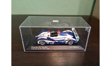 Porsche RS Spyder Dyson Racing Utah GP ALMS 2007, масштабная модель, Minichamps, 1:43, 1/43
