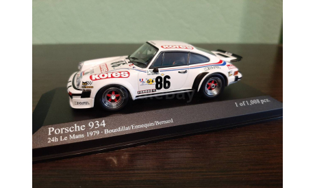 Porsche 934 #86 24h LeMans 1979, масштабная модель, Minichamps, 1:43, 1/43