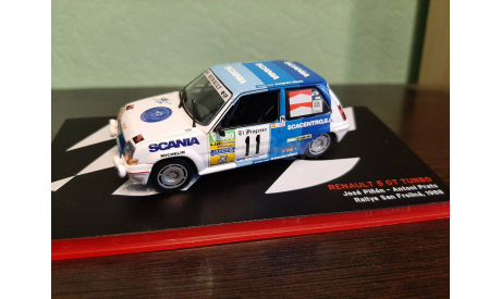 Renault 5 GT Turbo #11 Rally San Frolina 1988, масштабная модель, Altaya Rally, scale43