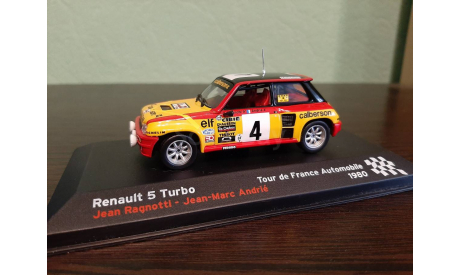 Renault 5 Turbo #4 Tour de France 1980, масштабная модель, Altaya Rally, scale43