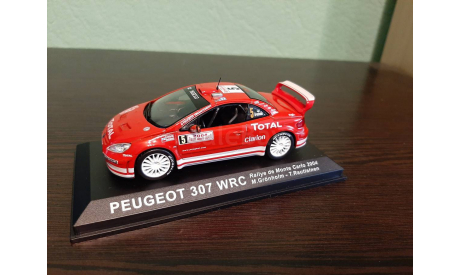 Peugeot 307 WRC #5 Rally Monte Carlo 2004, масштабная модель, Altaya Rally, scale43